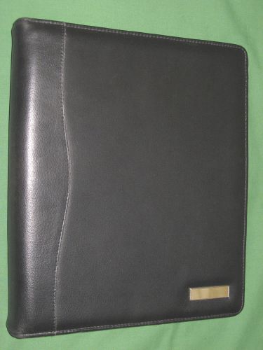 FOLIO ~1.1&#034;~ LEATHER 8.5x11 Day Timer Planner BINDER Franklin Covey Monarch 9158