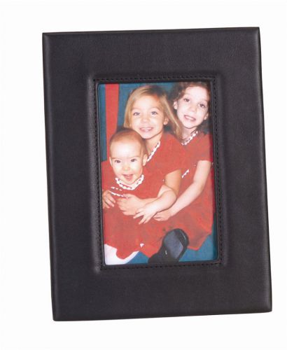 Royce leather deluxe photo frame - black for sale