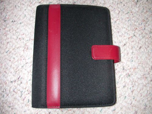 Franklin Covey 365 Black Red Synthetic Compact Planner Binder 6-ring