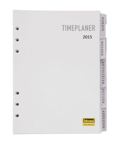 Kalendarium 2015 fur Timeplaner DIN A6 oder  DIN A7