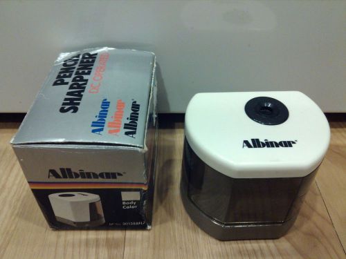 Vintage Albinar Pencil Sharpener Rare Battery and AC Adapter Operated