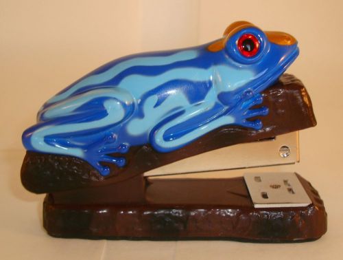 Blue Frog Novelty Stapler - New Excellent!
