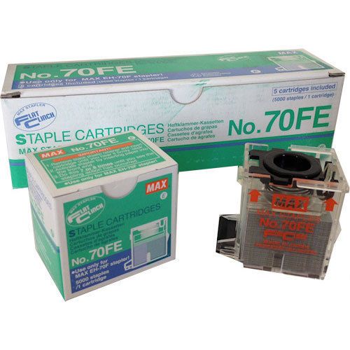 Max stapler cartridge for eh-70f 5000 pack - 70-fe free shipping for sale