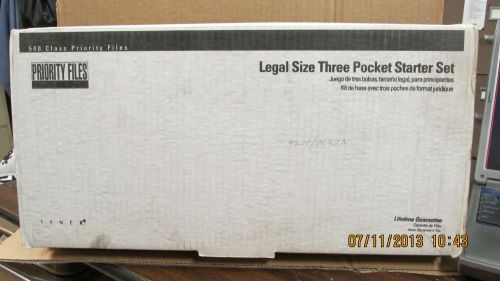 Legal size three pocket starter set