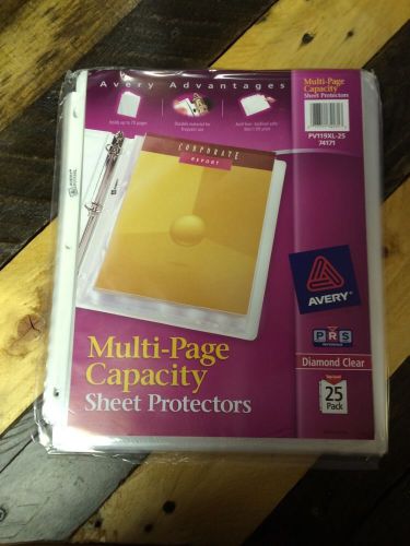 Avery Avery Multi-Page Top-Load Sheet Protectors Heavy Gauge Letter Clear 25 ct.