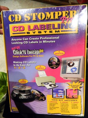 CD Stomper Pro CD Labeling System - Brand New Unopened Sealed