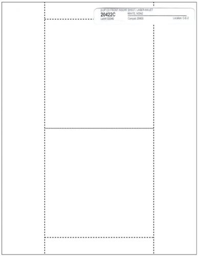 =MATTE FINISH= Jewel Case =Front Booklet 4-Panel= INSERTS 100-Pak (100 sheets)