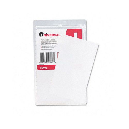 Universal® Removable Self-Adhesive Multi-Use Labels, 250/Pack Set of 3