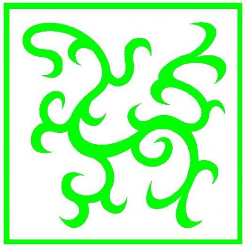 30 Custom Alien Green Vine Art Personalized Address Labels