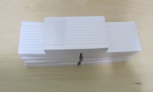 Blank Flash Cards with lines 9 packets