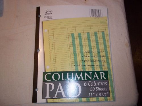 Columnar Pad Columns 11 X 8.5 Inches Sheets 76706-10