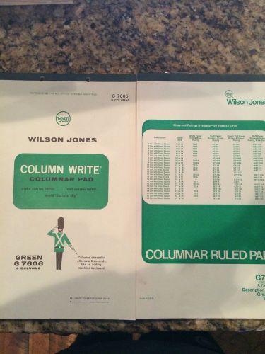 (2)  COLUMNAR WRITE &amp; RULED PADS-  KEEPING TRACK OF BUSINESS EXPENSES