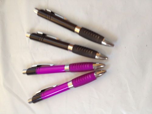 4 Pens 2 Black 2 Fuschia