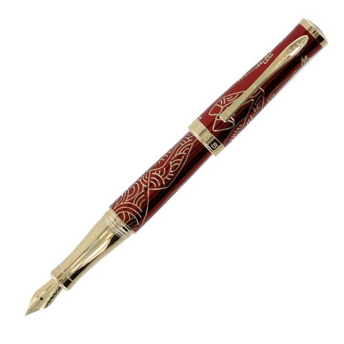 Cross 2014 Year of the Horse Fountain Pen, Imperial Red, Medium Point