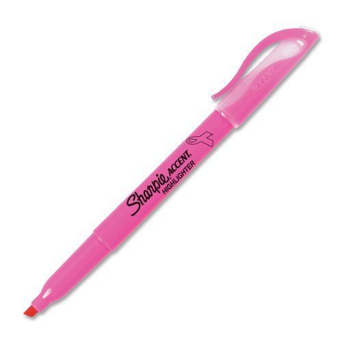 Sharpie Pink Ribbon Pocket-style Highlighter - Chisel Marker Point (san1741910)