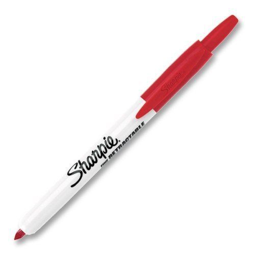 Sharpie Permanent Marker - Fine Marker Point Type - Red Ink - 1 Each (SAN36702)