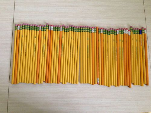 Lot of 57 Pencils ~43 Ticonderoga, 9 Unison,1 Pentech,4 Papermate Classic, #2 HB