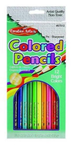 Charles Leonard Colored Pencils Assorted Colors 12 Count
