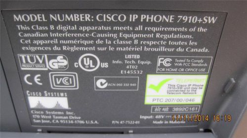 CISCO - IP PHONE 7910+SW