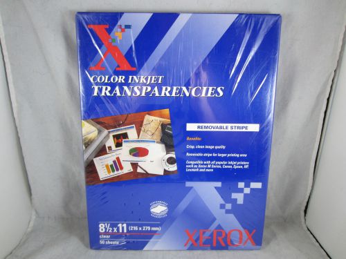 NEW Sealed Xerox Transparency Film 3R5168 50 Sheets