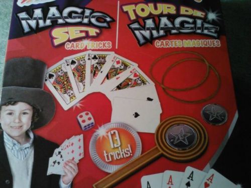 New in box Magic set card tricks 13 tricks Instruction included Great Gift