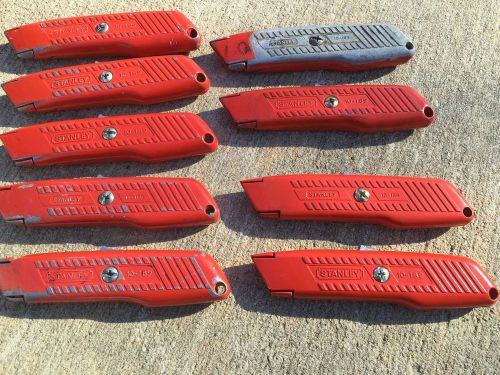 Stanley 10-189c self-retracting safety utility knife lot of 9 for sale