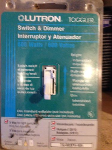 Lutron Toggler Switch And Dimmer