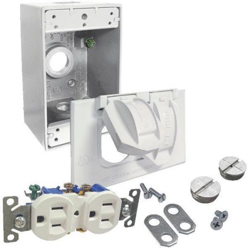 White receptacle kit 5839-6wrtr for sale
