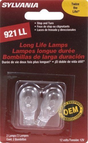 Sylvania 921 LL Long Life Miniature Lamp  (Pack of 2)