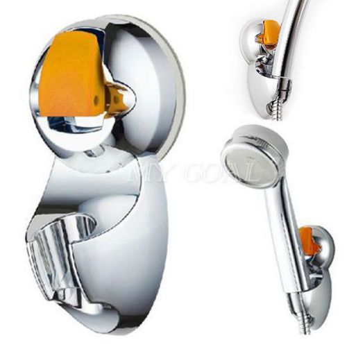 Adjustable Aluminum Sprinkler Base Bathroom Shower Head Holder Suction Bracket