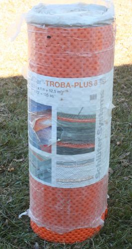 Schluter TROBA-PLUS 3&#039; 3&#034; x 41&#039; Sub-Surface Drainage System 135 Sq Ft 5/16&#034;