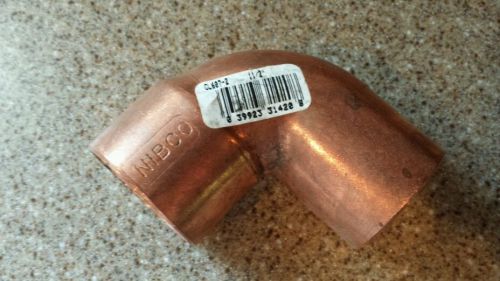 New nibco 1-1/2&#034; ftg copper street elbow 90 degree plumbing fitting for sale