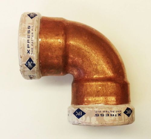 Elkhart xpress 2-1/2&#034; cxc 90-degree elbow copper press fitting 62020 epc for sale