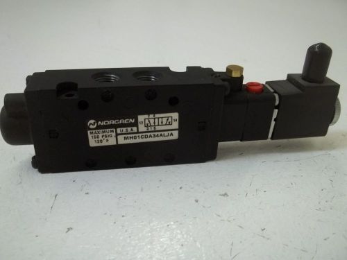 Norgren mh01cda34alja pneumatic/air solenoid valve *used* for sale