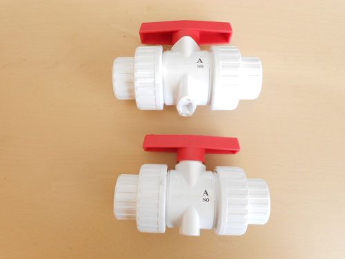 American Valve True Union Ball Valve Pair 1&#034;