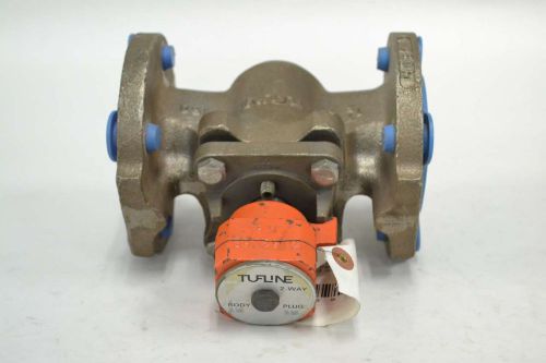Tufline 316ss cf8m flanged stainless 1-1/2 in npt plug valve b361555 for sale
