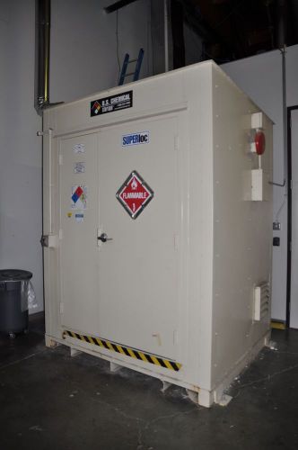 Us chemical storage superloc model sl0806 29 sq. ft. hazmat storage shed for sale