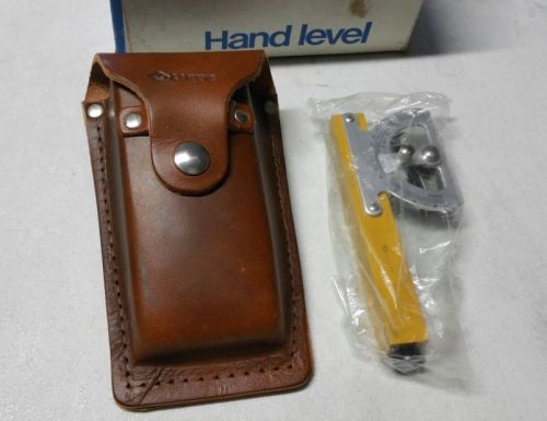Lietz 804710 hand level with clinometer and leather belt made in japan for sale