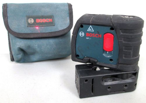 Bosch 3-Point Self-Leveling Alignment Laser GPL3 w/ Case Bundle FREE S&amp;H - NR