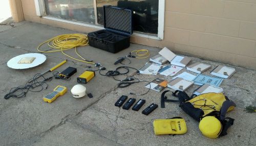 Lot of trimble tsc1 29673-50 33429-20 4700 33580-50  22202-51 backpack book ect for sale