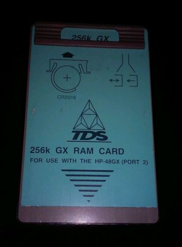 TDS 256K GX RAM Card for HP 48GX Calculator
