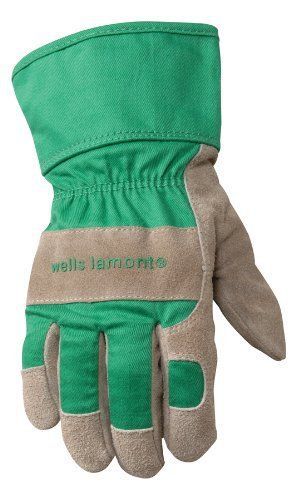 Wells lamont 952m suede leather palm safety cuff  size 6  ages 5-8 kids glove (c for sale