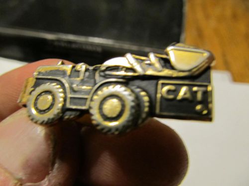 Vintage Caterpillar (CAT)  Front End Loader TIE CLIP , Gold tone