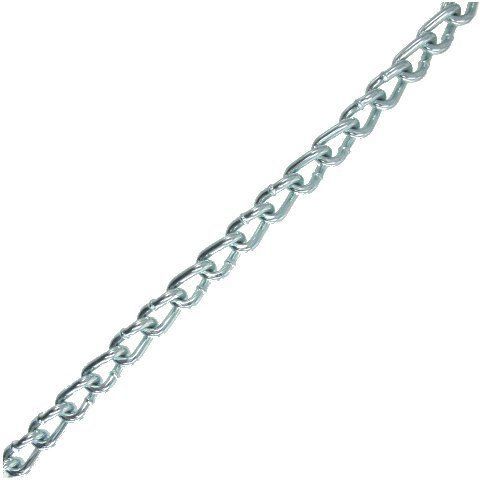 # 2/0 zinc plated twist link chain (per ft.) for sale