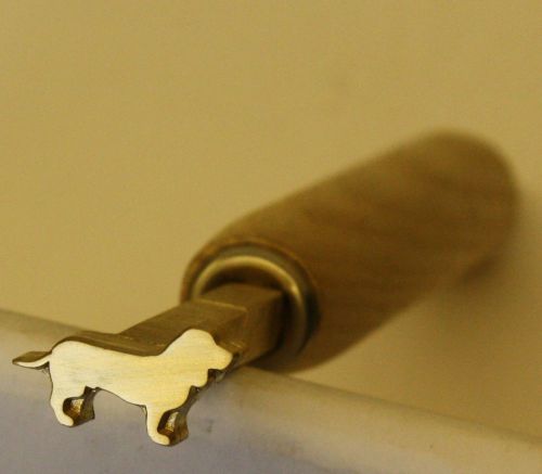 Bookbinding  gilding  finishing hand tool fer a dorer dog(22mm x12mm) for sale
