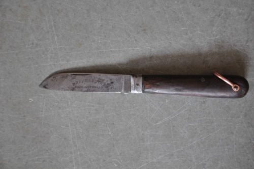 Vintage Iron &amp; Wooden Brahmaputra Brand Victorian Knife / Paper Cutter Tool
