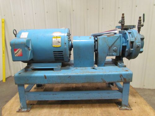 Thrush 2.5x3x7-hpfe300-20 base mounted centrifugal pump 20hp 3ph 3&#034;in 2-1/2&#034;out for sale