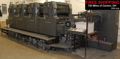 Heidelberg 4 color movp 1989 offset 19&#034;x25&#034; perfecting press for sale