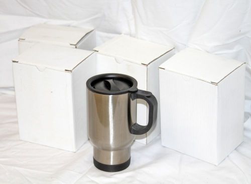5 Sublimation travel mugs. Use in your mug press.