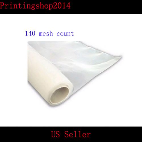 140 mesh silk screen printing screen mesh fabric white - 3 yards 50&#034; width for sale